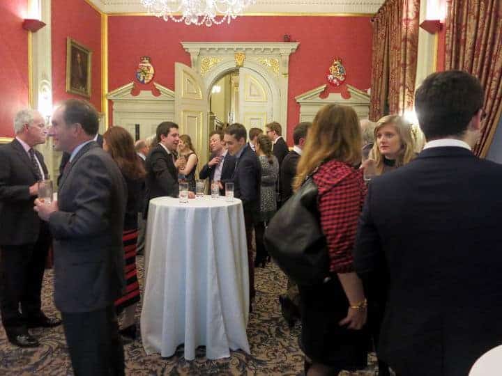 Members keep in touch with Oxford and Cambridge sailing at the annual drinks party