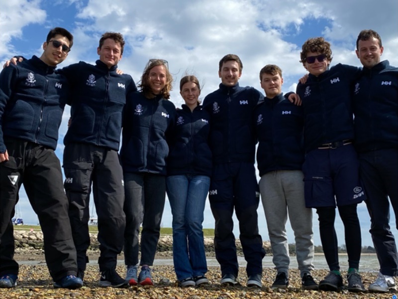 Photo of Oxford Blue team for 2022 BUSA Yachting